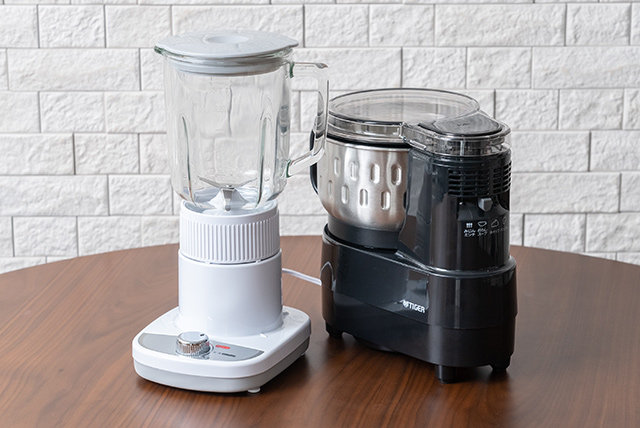 どう使い分ける？「フードプロセッサー」と「ミキサー」の違いは？